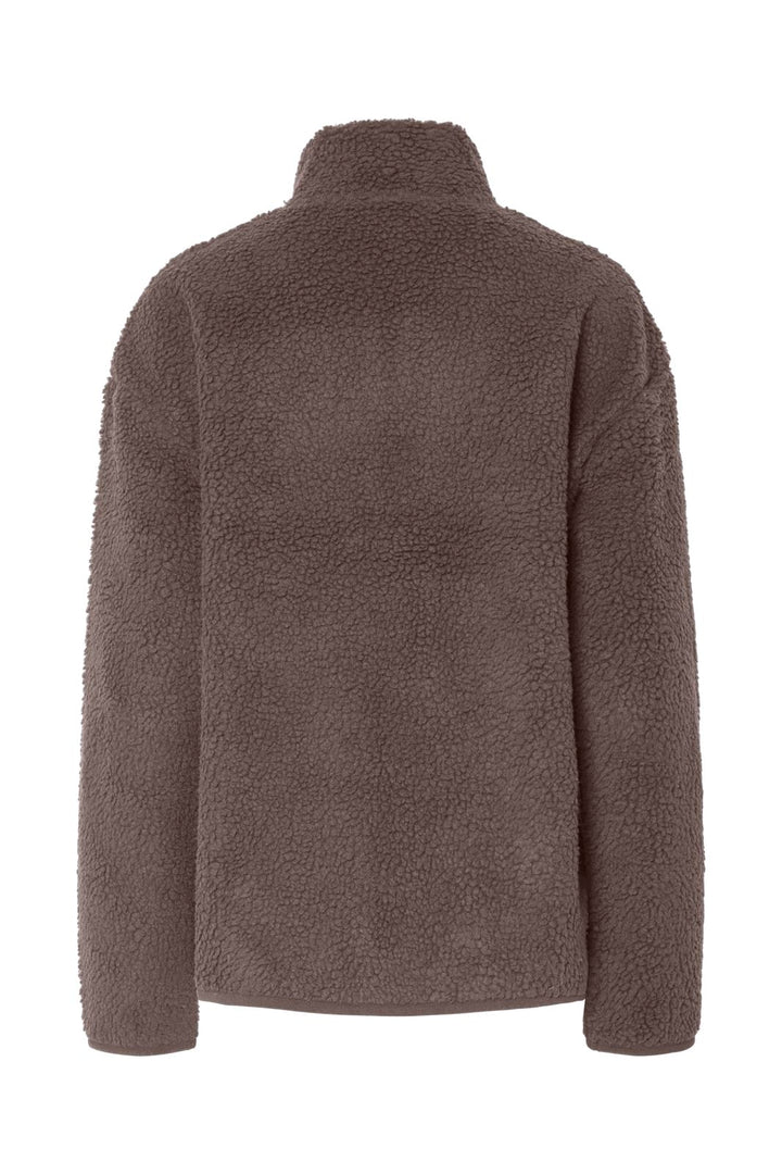 Pieces - Pcsadia Ls Teddy Jacket - 4992929 Coffee Quartz