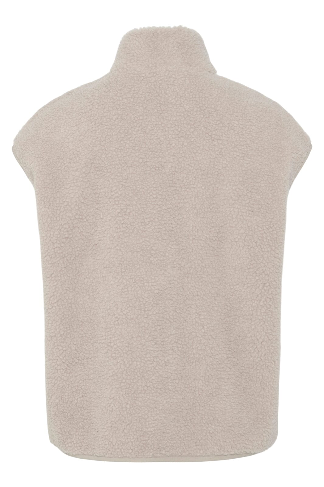 Pieces - Pcsadia Teddy Vest - 4640674 Silver Gray