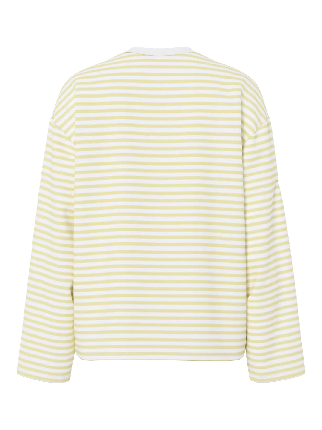 Pieces - Pcsadie Ls Top - 5090857 Bright White French Vanilla T-shirts 