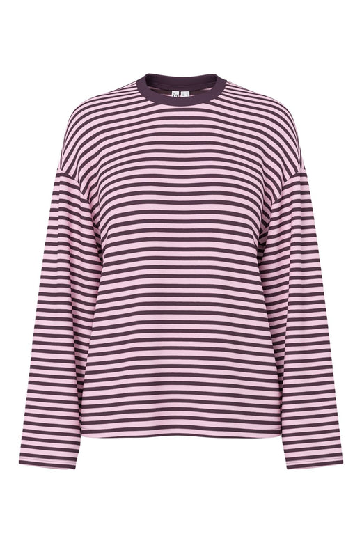 Pieces - Pcsadie Ls Top - 5306666 Plum Perfect Flushing Pink