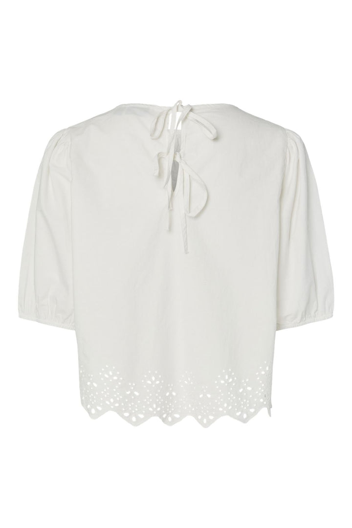 Pieces - Pcsalmina 2/4 Top - 4720278 Cloud Dancer