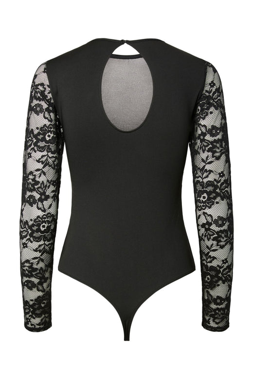 Pieces - Pcsara Ls Bodystocking - 5051466 Black