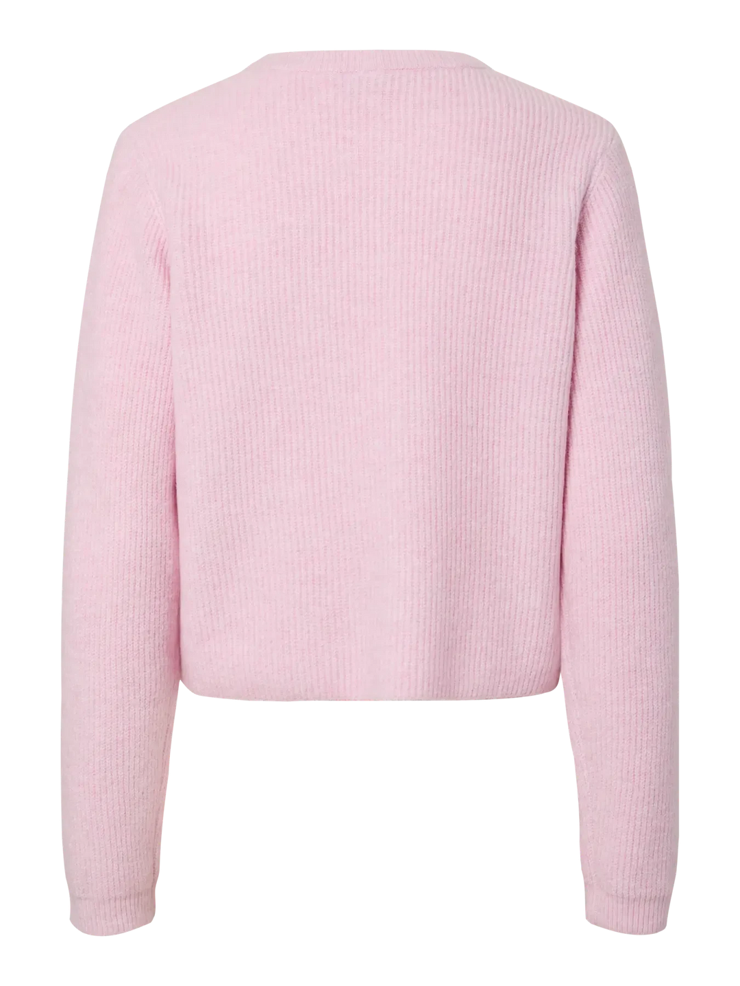 Pieces - Pcsilly Ls O-Neck Knit Cardigan - 4963880 Roseate Spoonbill Melange Cardigans 