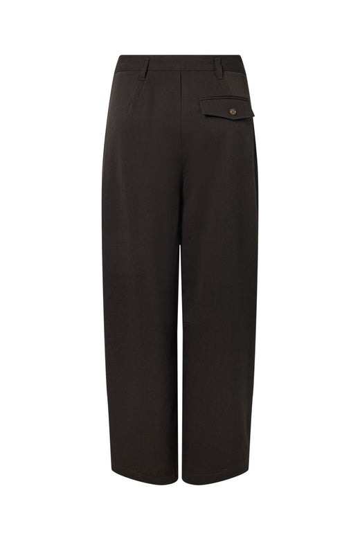 Pieces - Pcsofie Double Closing Pants - 5221895 Espresso