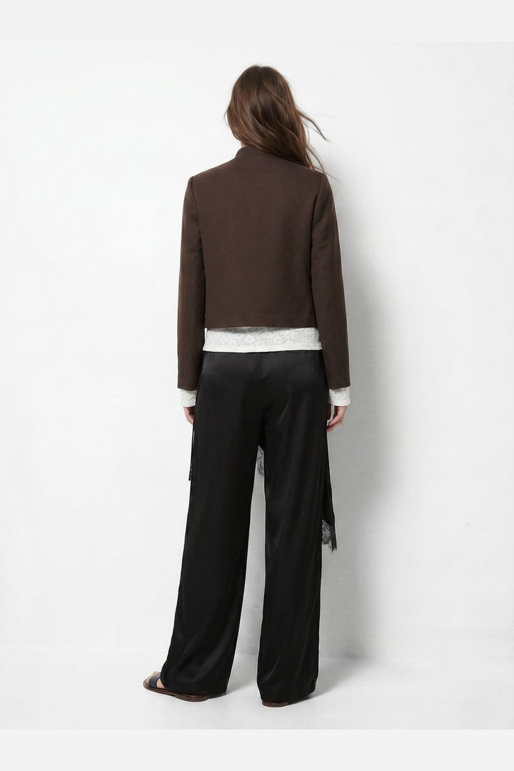 Pieces - Pcstina Skirt Detail Pant - 5228267 Black