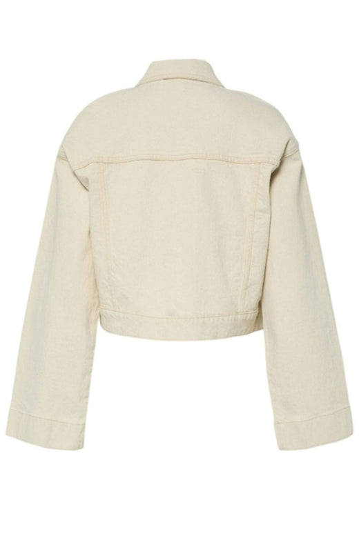 Pieces - Pcsvala Denim Jacket - 4690655 Raw Cotton Jakker 