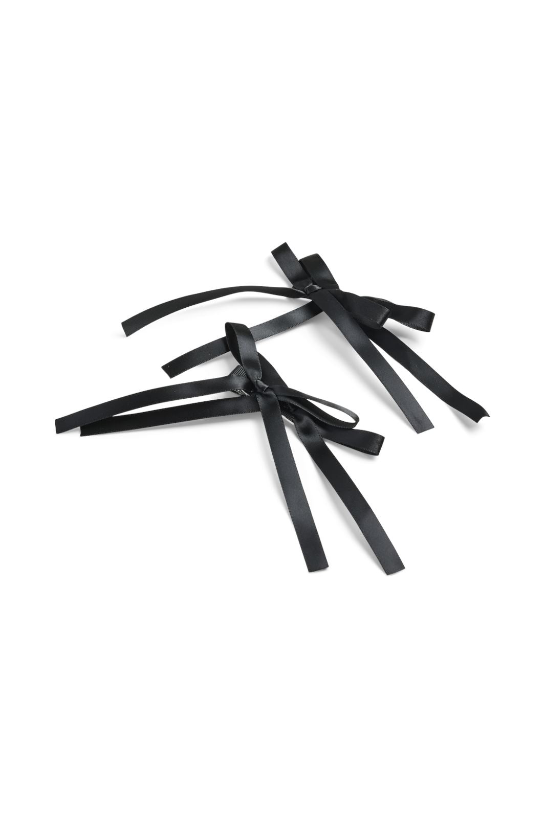 Pieces - Pctarah 2-Pack Bow Hairclip - 4644051 Black Black