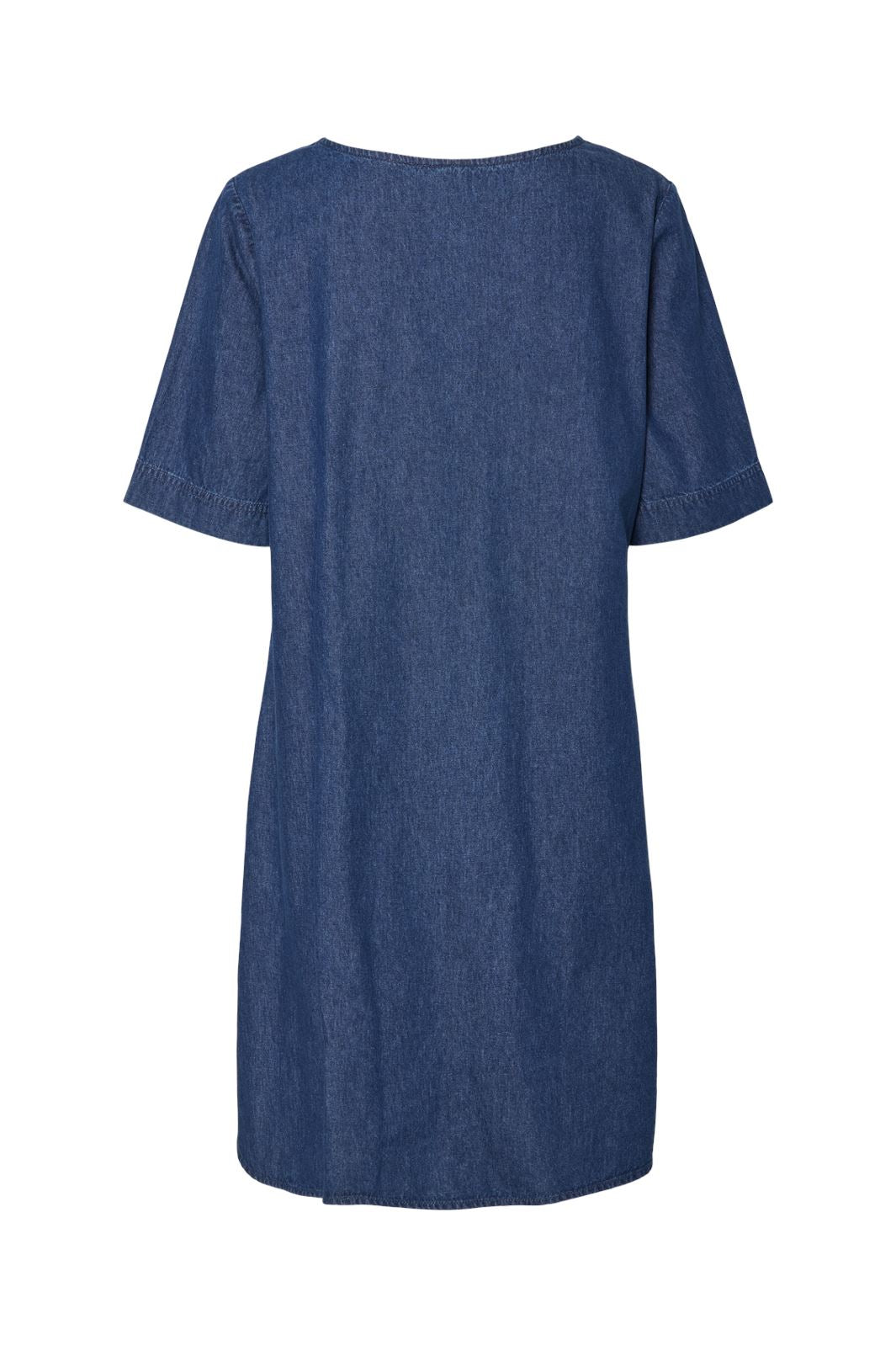 Pieces - Pctenim Ss Dress - 4755395 Medium Blue Denim