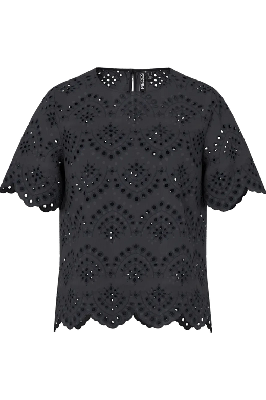 Pieces - Pcvilde Ss Top - 4902065 Black Tank Top 