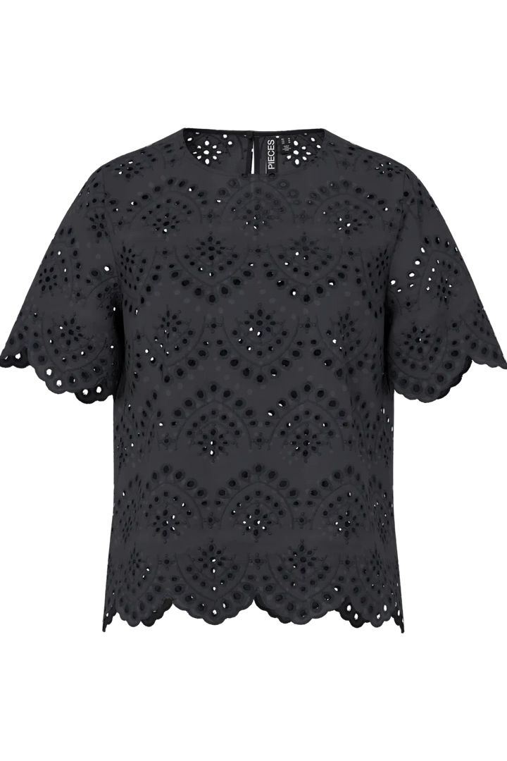 Pieces - Pcvilde Ss Top - 4902065 Black Tank Top 