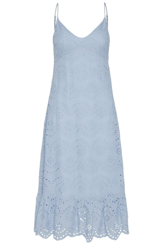 Pieces - Pcvilde Strap Dress - 4703760 Cashmere Blue Kjoler 
