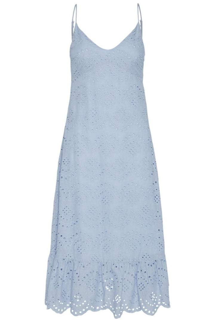 Pieces - Pcvilde Strap Dress - 4703760 Cashmere Blue Kjoler 