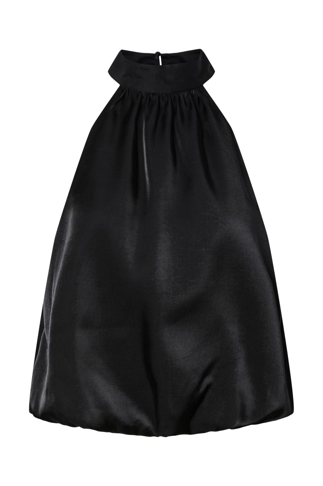 Pieces - Pcvivvi Sl Bubblehem Top - 5126255 Black