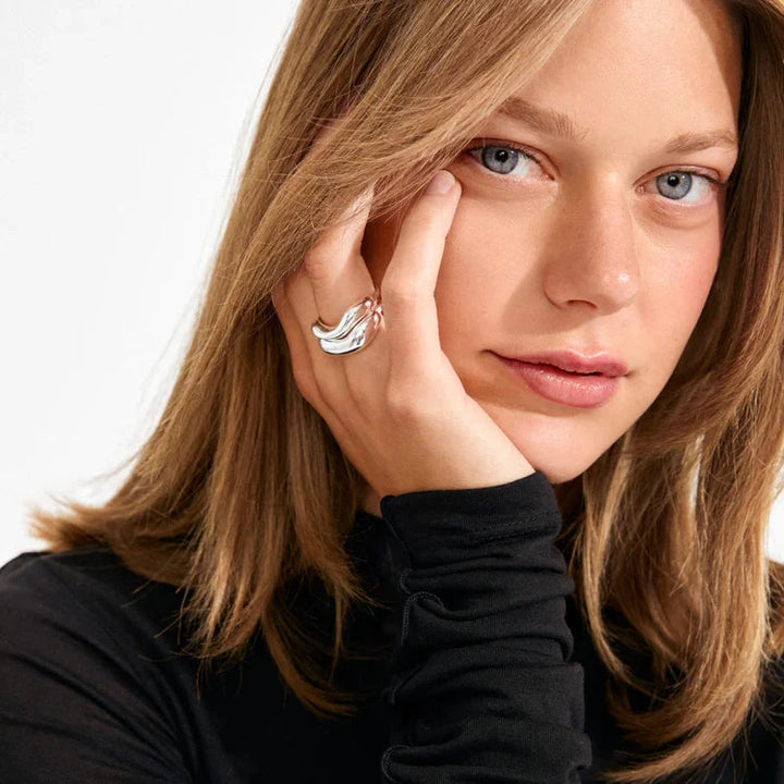 Pilgrim - Callaway Rings 2-in-1 Set, Silver-plated 282616024 - Silver Plated Ringe 