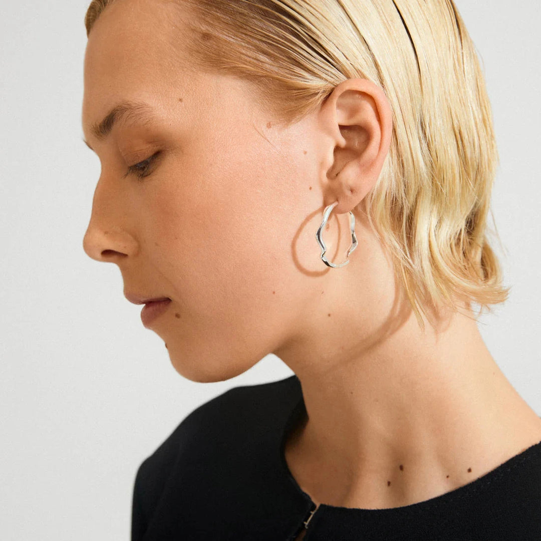 Pilgrim - Larkin Earrings Silver-plated 272546003 - Silver Plated Øreringe 