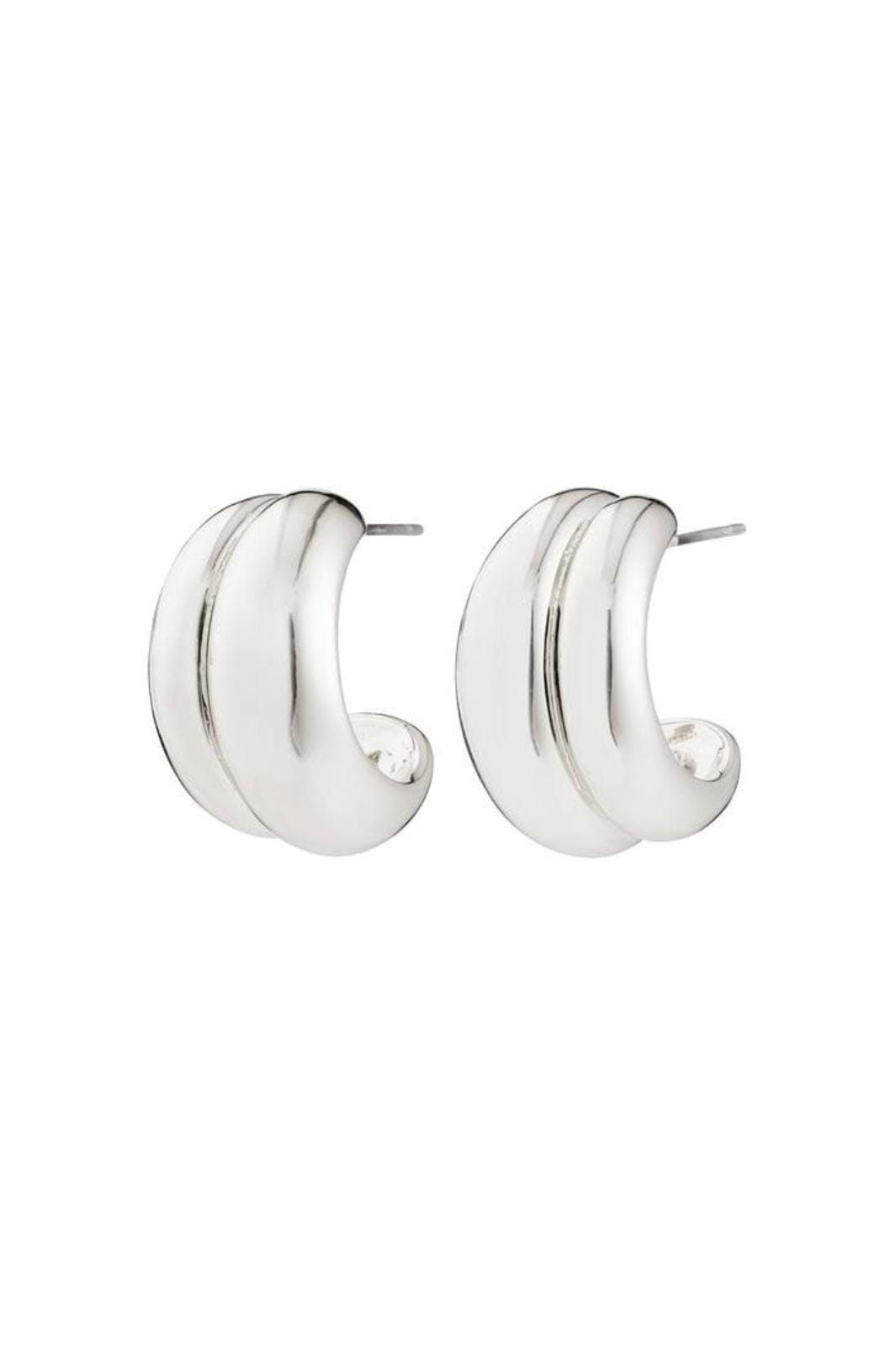Pilgrim - Miko Earrings Silver-plated 262546043 - Silver Plated