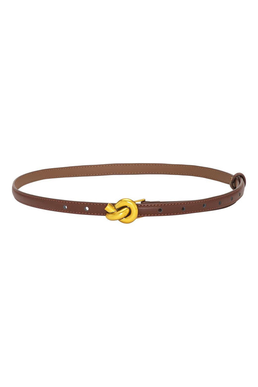Plissé Copenhagen - Knot Belt - Dark Brown