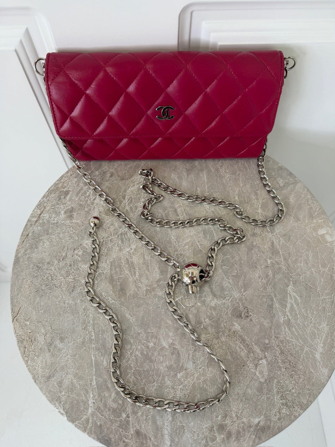 Preloved Vintageline X Molly&My - Chanel Classic Flap Wallet 3 - Logo Tasker 