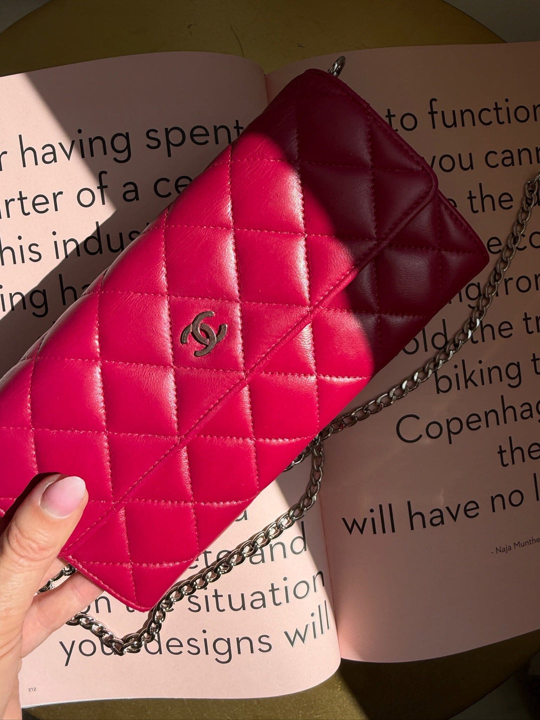 Preloved Vintageline X Molly&My - Chanel Classic Flap Wallet 3 - Logo Tasker 