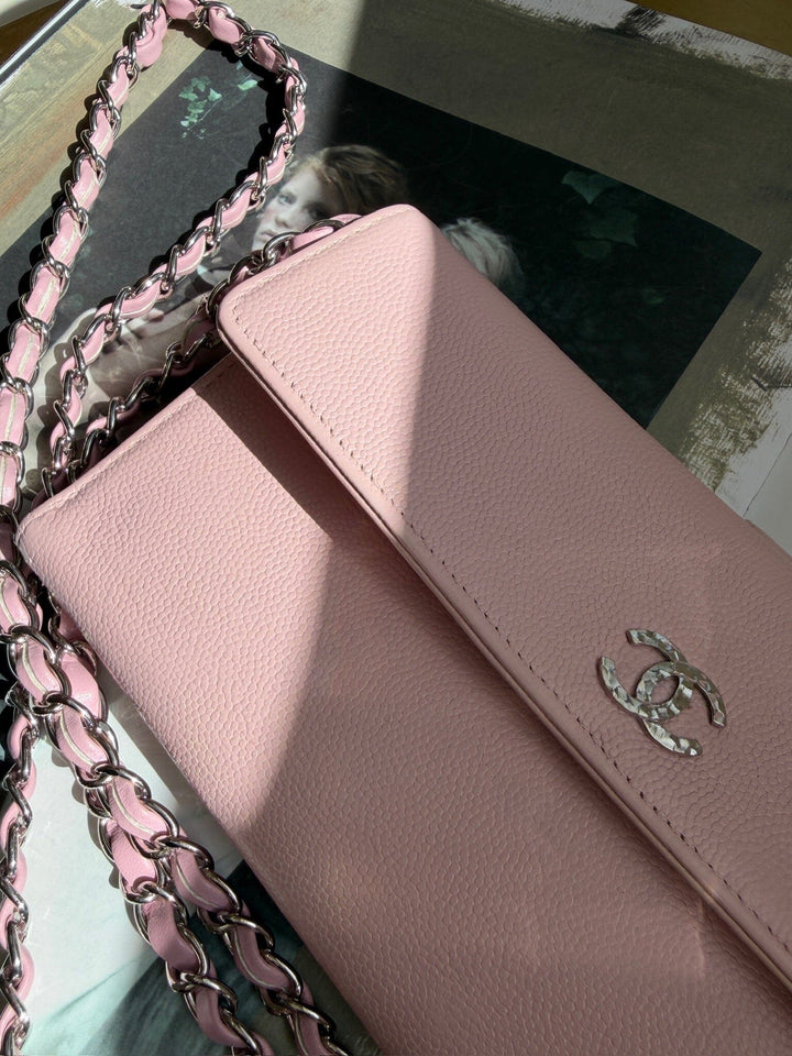 Preloved Vintageline X Molly&My - Chanel Flap Wallet - Pink 