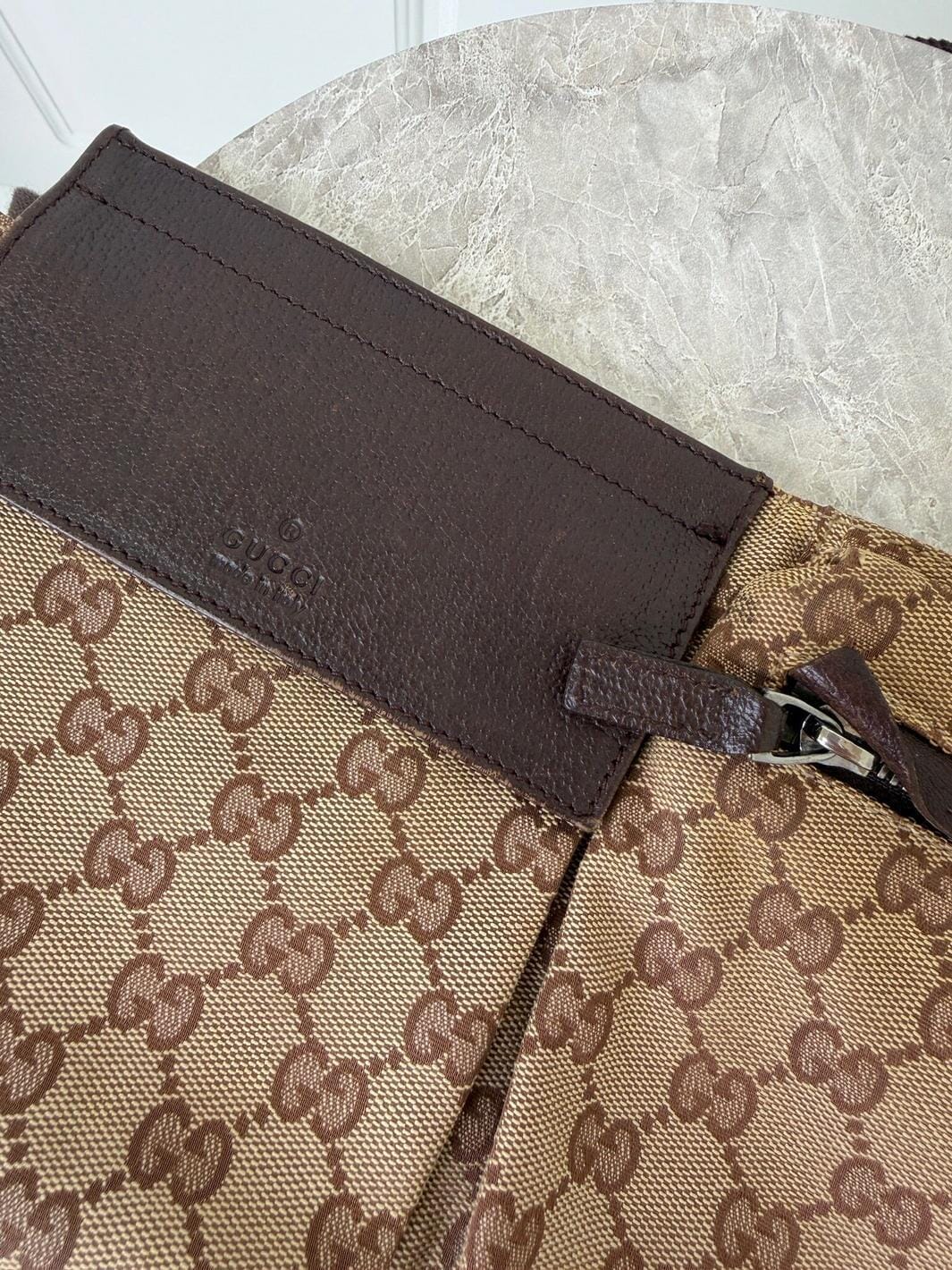 Preloved Vintageline X Molly&My - Gucci Bumbag 3341 – Vintage - Logo Bæltetasker 