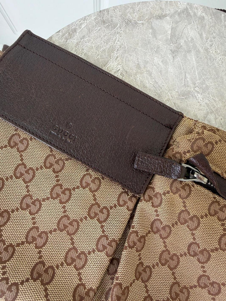 Preloved Vintageline X Molly&My - Gucci Bumbag 3341 – Vintage - Logo Bæltetasker 