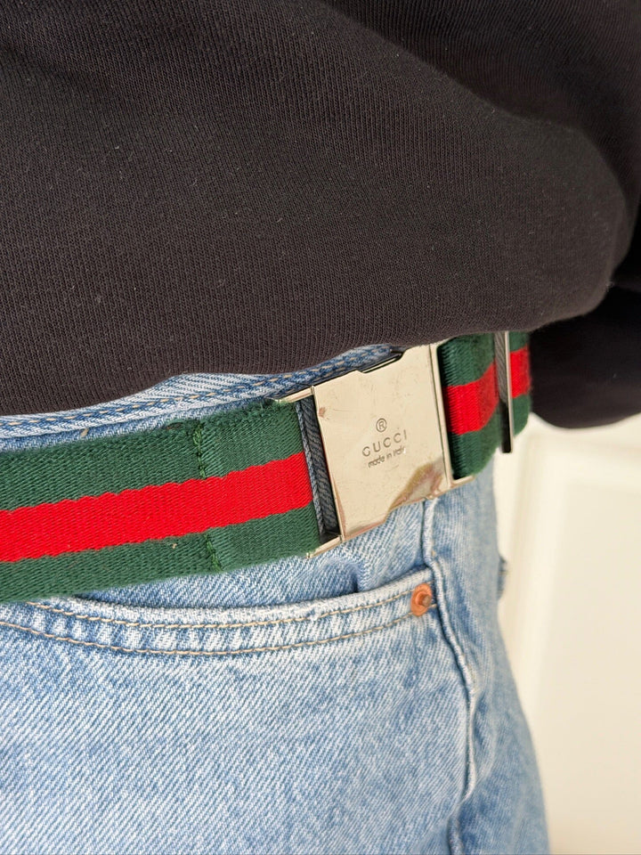 Preloved Vintageline x Molly&My - Gucci Bumbag – Vintage 2 - Logo Bæltetasker 