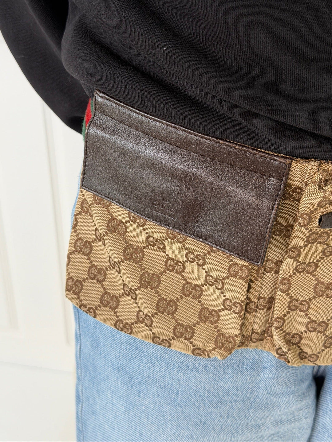 Preloved Vintageline x Molly&My - Gucci Bumbag – Vintage 2 - Logo Bæltetasker 