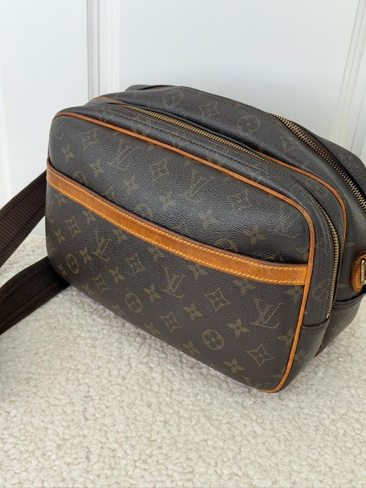 Preloved Vintageline x Molly&My - Louis Vuitton Reporter Pm – Vintage Monogram Canvas - Logo Tasker 