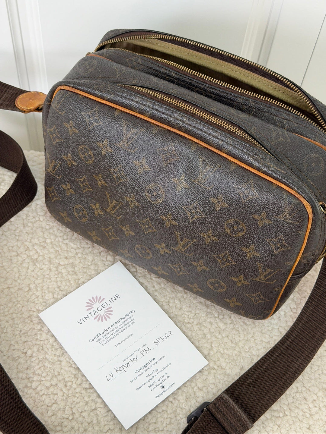 Preloved Vintageline x Molly&My - Louis Vuitton Reporter Pm – Vintage Monogram Canvas - Logo Tasker 