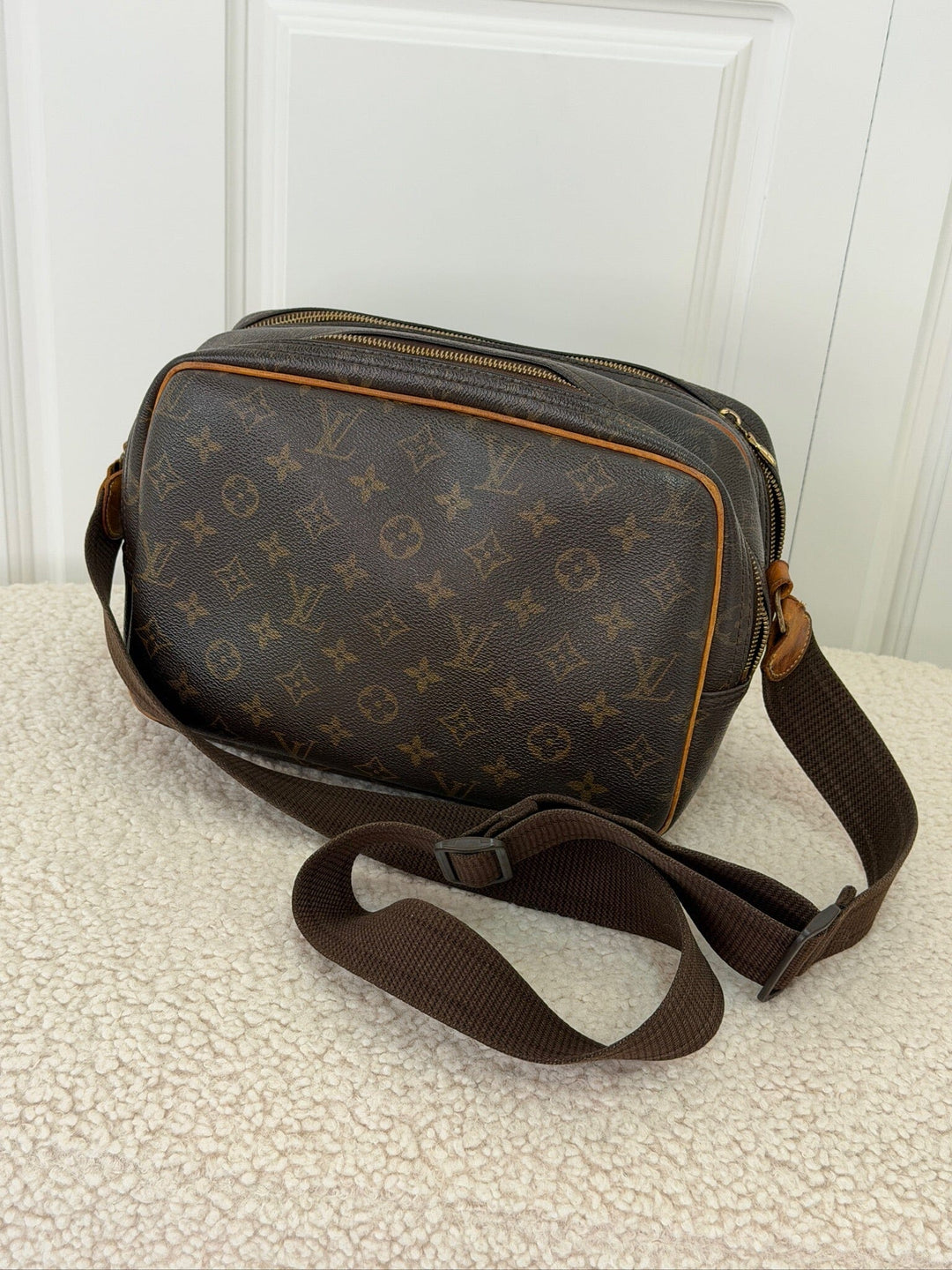 Preloved Vintageline x Molly&My - Louis Vuitton Reporter Pm – Vintage Monogram Canvas - Logo Tasker 