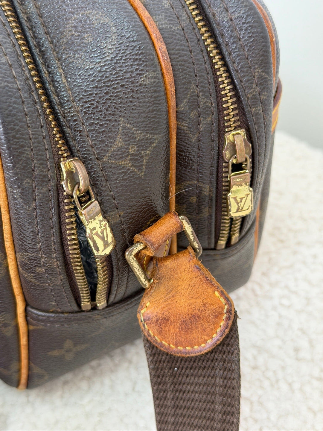 Preloved Vintageline x Molly&My - Louis Vuitton Reporter Pm – Vintage Monogram Canvas - Logo Tasker 
