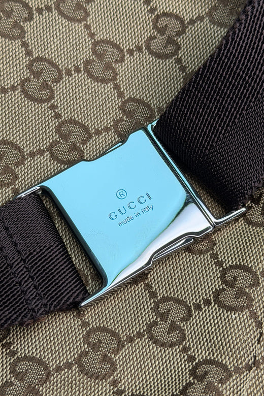 Preloved Vintageline x Molly&My - Vintage Gucci Bumbag 4 - Brown Tasker 