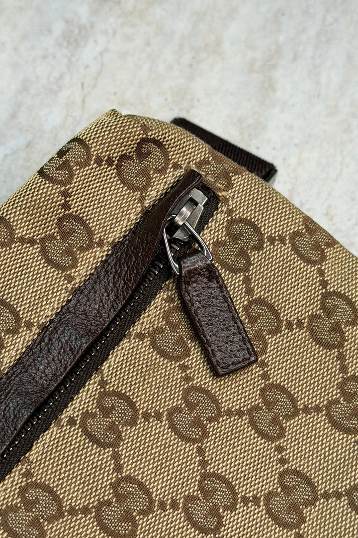Preloved Vintageline x Molly&My - Vintage Gucci Bumbag 4 - Brown Tasker 