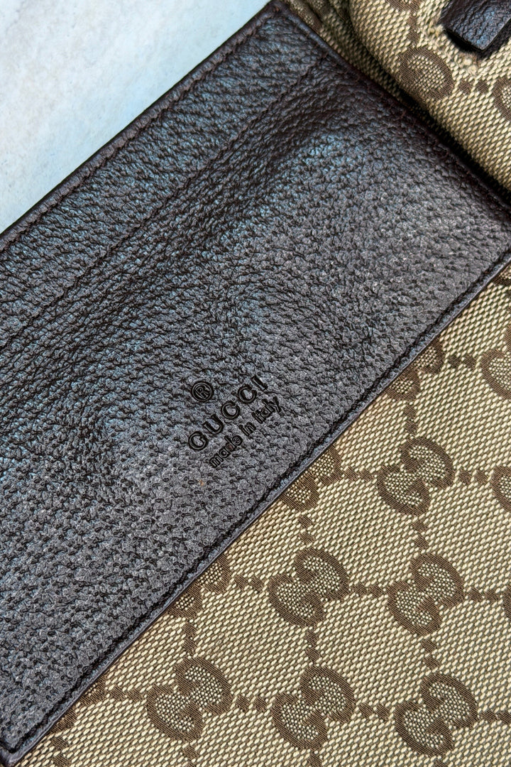 Preloved Vintageline x Molly&My - Vintage Gucci Bumbag 4 - Brown Tasker 