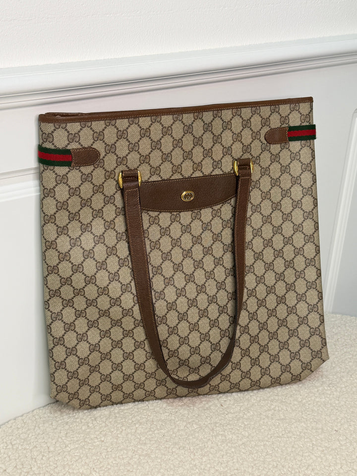 Preloved Vintageline x Molly&My - Vintage Gucci Shopper - Logo Tasker 