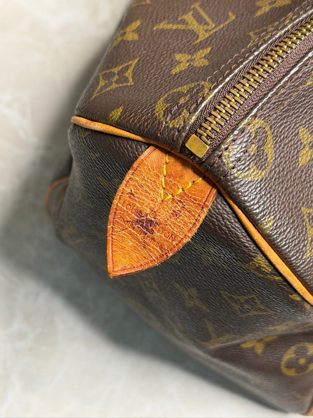 Preloved Vintageline x Molly&My - Vintage Louis Vuitton Speedy 35 - Brown Tasker 