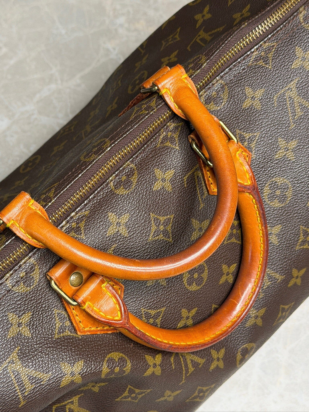 Preloved Vintageline x Molly&My - Vintage Louis Vuitton Speedy 35 - Brown Tasker 