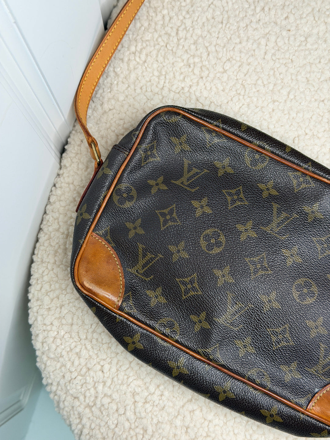 Preloved Vintageline x Molly&My - Vintage Louis Vuitton Trocadéro 27 - Brown Tasker 