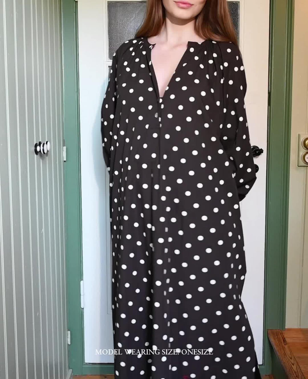 Sissel Edelbo - Lara Dress Se 2077 - Brown Dot