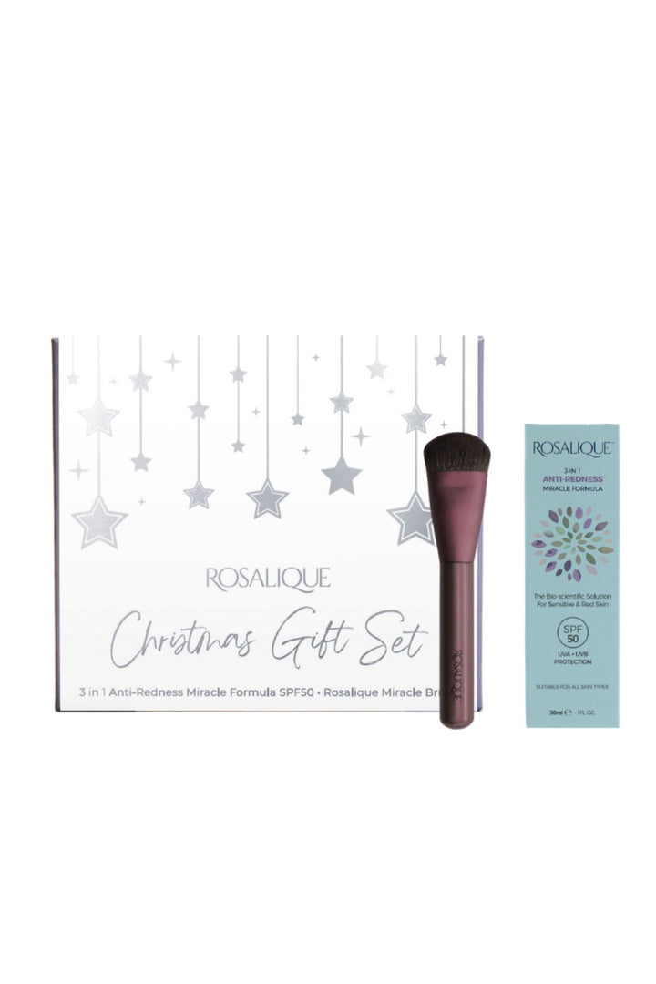 Rosalique - Julegaveæske 3 i 1 - Antirødme Creme Makeup 