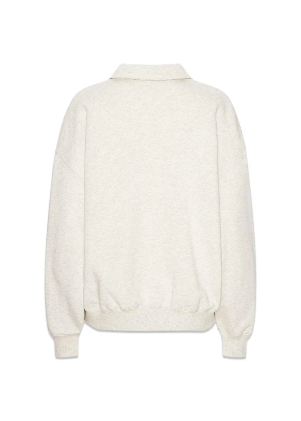 Rotate - Classic Sweat Polo 1163733070 - 3070 White Melange Sweatshirts 