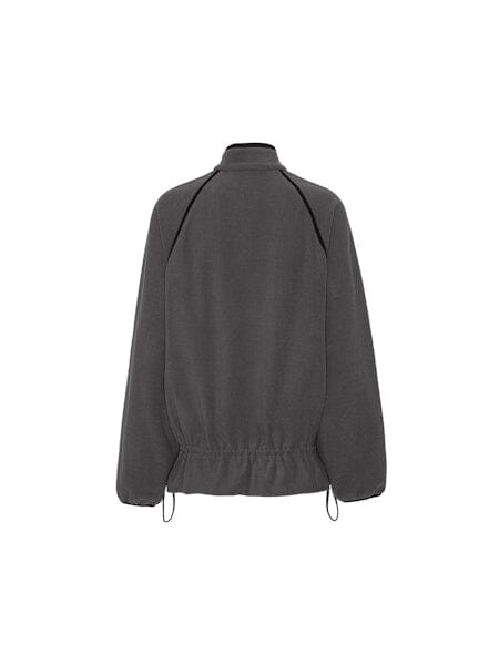 Rotate - Fleece Half Zip Jacket 1153681205 - 1205 Gray Pinstripe Fleece jakker 