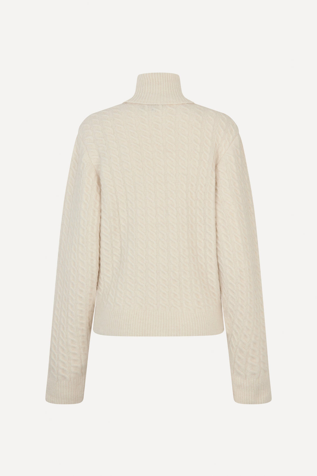 Rotate - Knit High Neck 116907857 - 857 Egret Strikbluser 