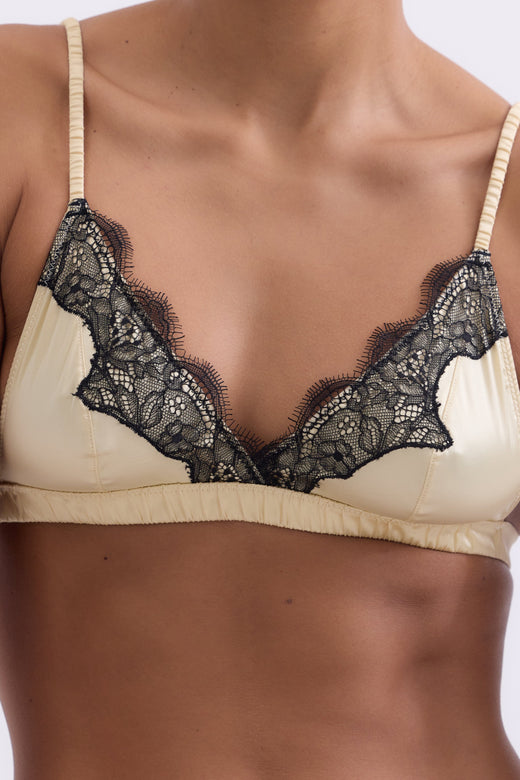 Rotate - Lace Trim Bralette 1163881366 - 1366 Italian Straw BH 