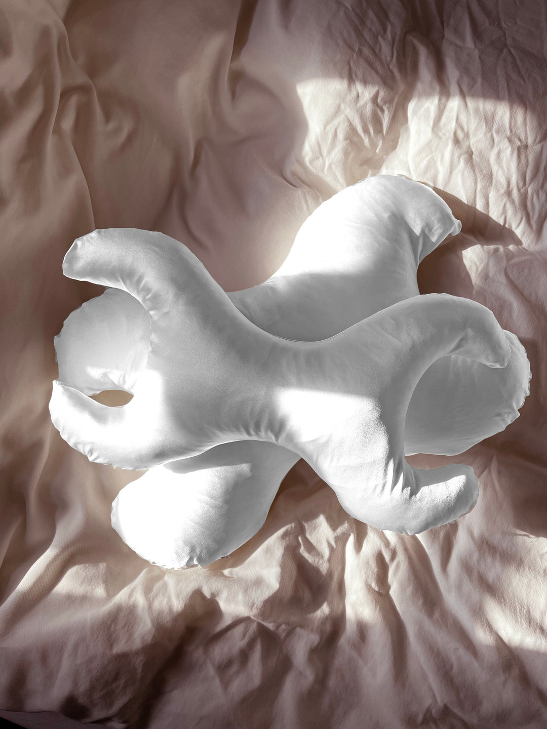 Save My Face - Le Grand - stor pude med 100% silkebetræk White Puder 
