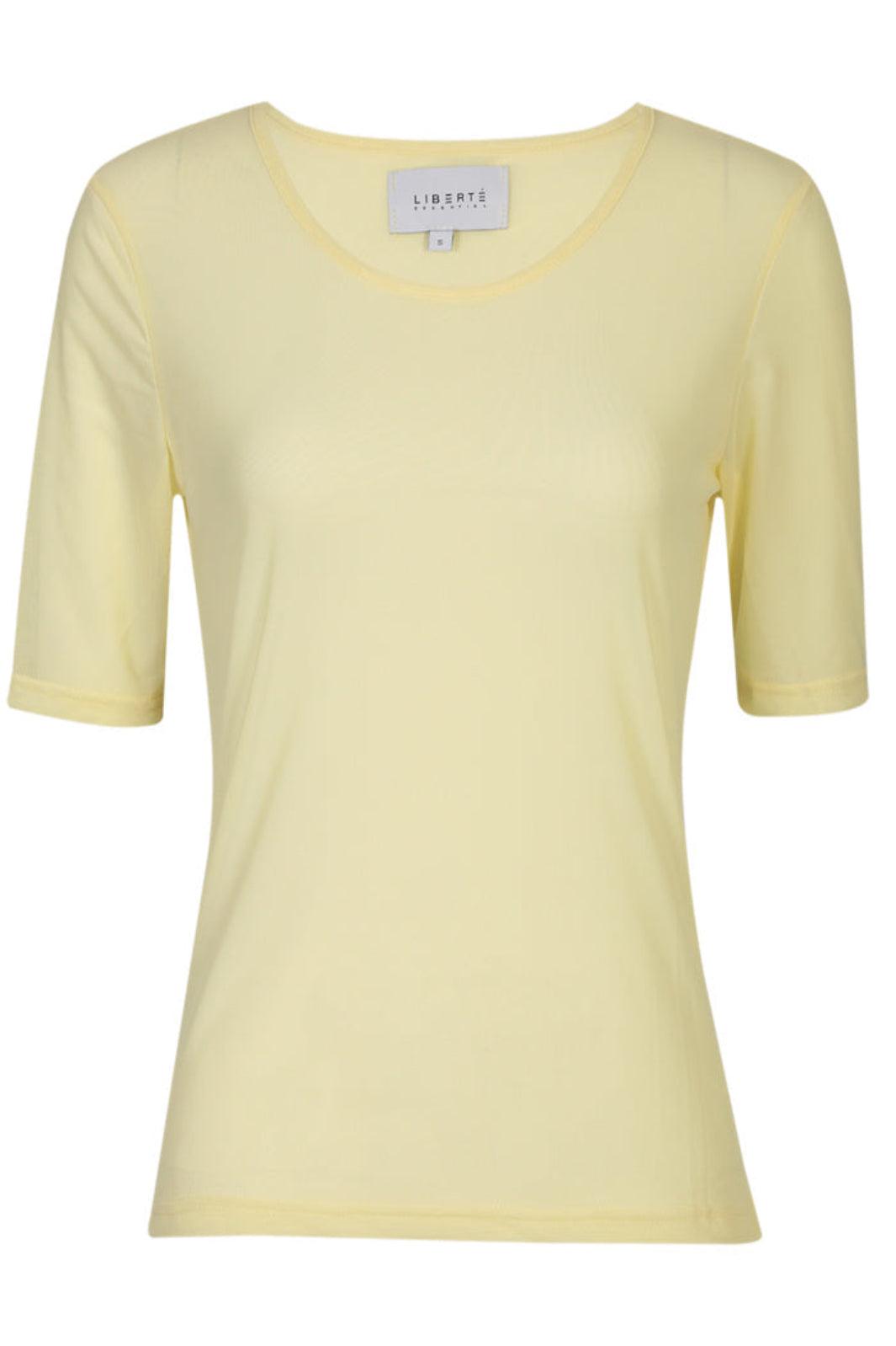 Liberte - Mesh Ss Tshirt 22064 - Yellow
