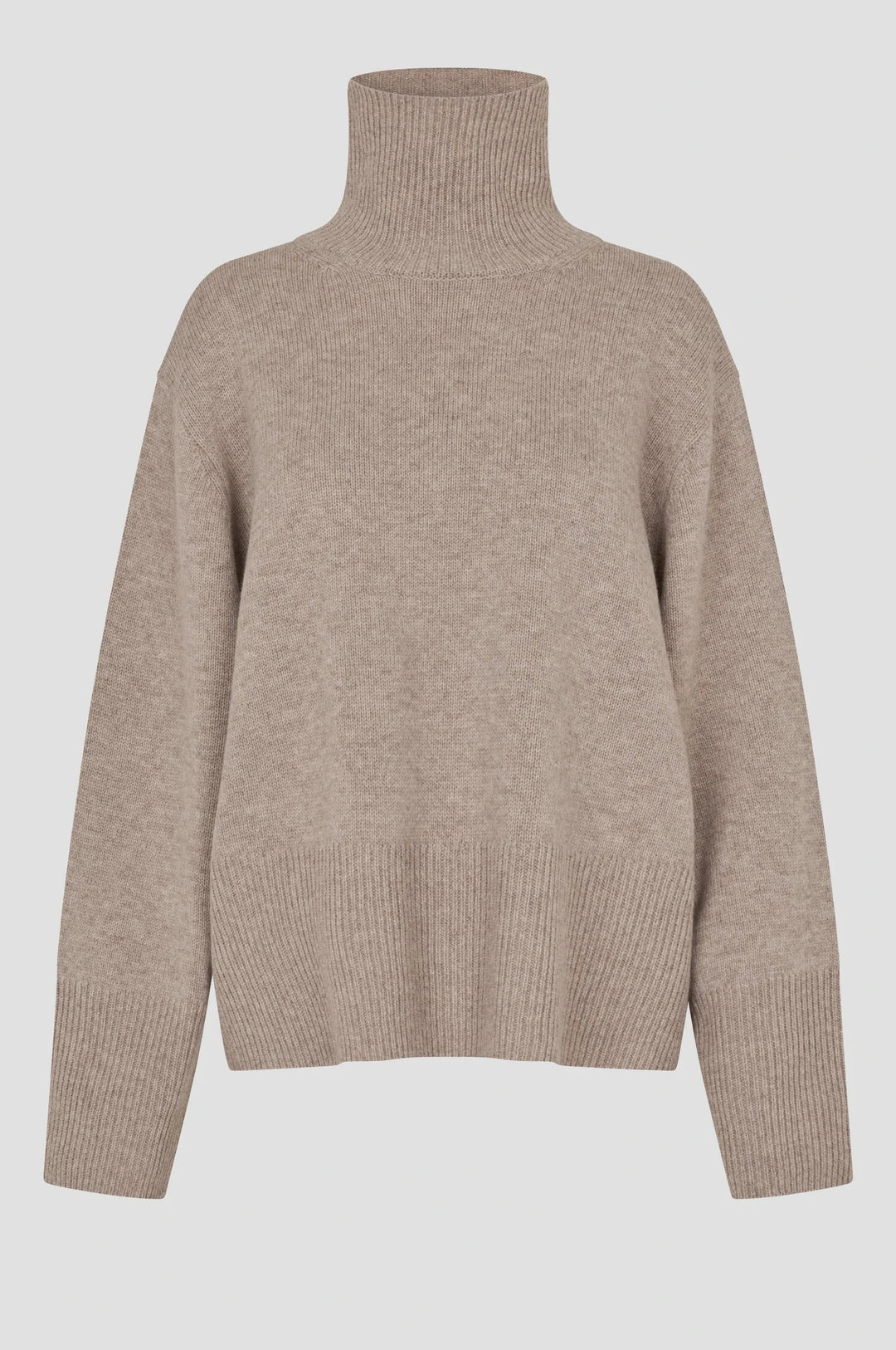 Second Female - Alpha Knit T-Neck 59195 - 6138 Fallen Rock Strikbluser 