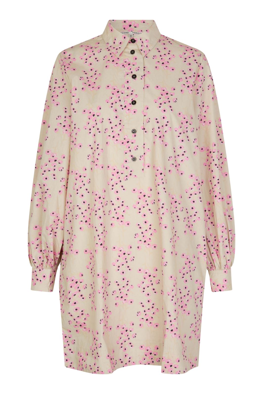 Second Female - Claud Tunic Dress - 3140 Begonia Pink Kjoler 