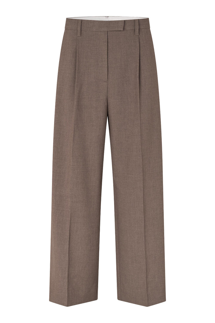 Second Female - Dakota Trousers 60416 - 6144 Mid Brown Melange bukser 